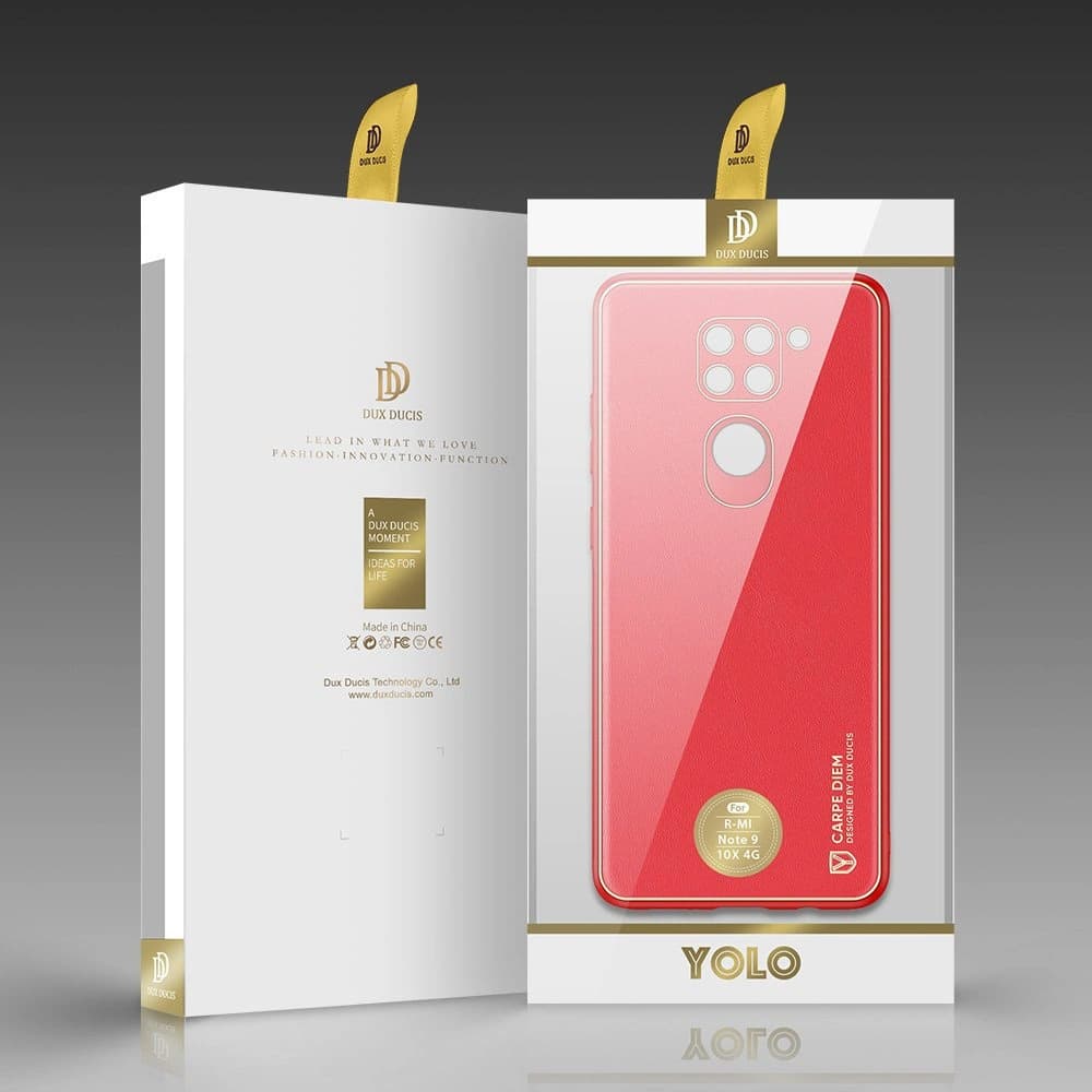 Case Dux Ducis Yolo Xiaomi Redmi 10X 4G/Redmi Note 9 rot - 5