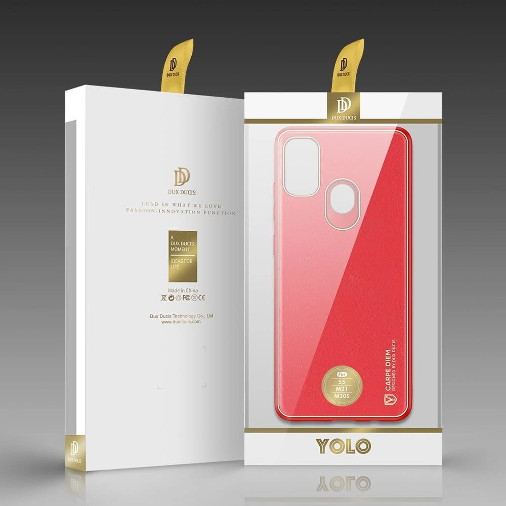 Case Dux Ducis Yolo Samsung Galaxy M30s rot - 5