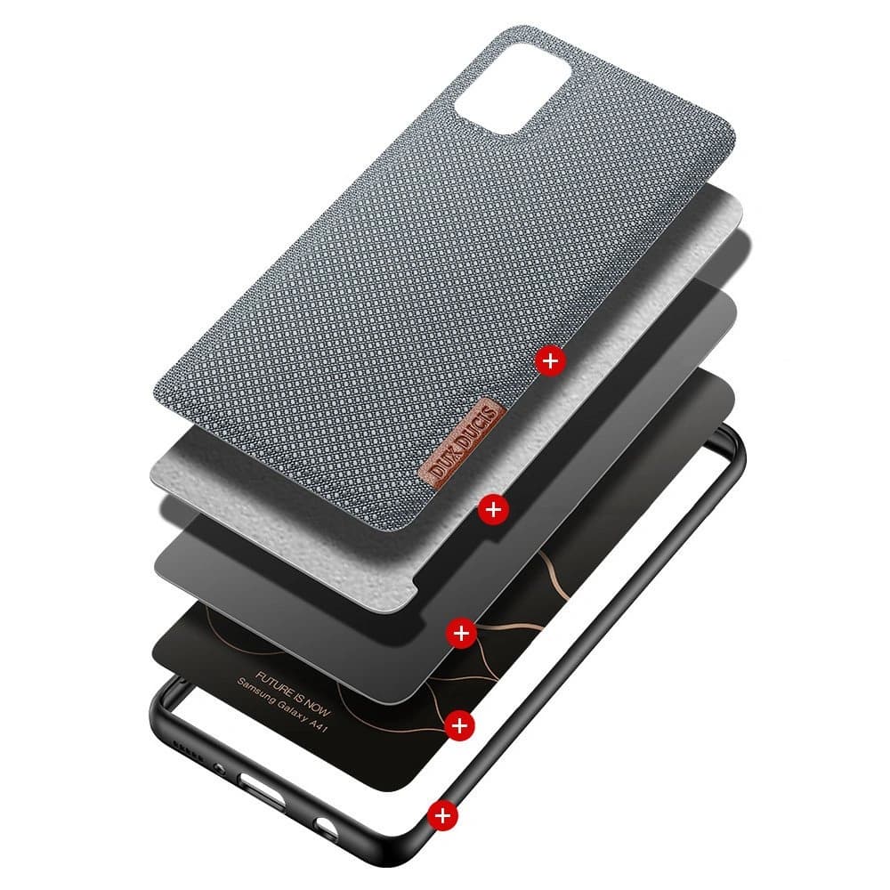 Case Dux Ducis Fino Samsung Galaxy A41 grau - 2