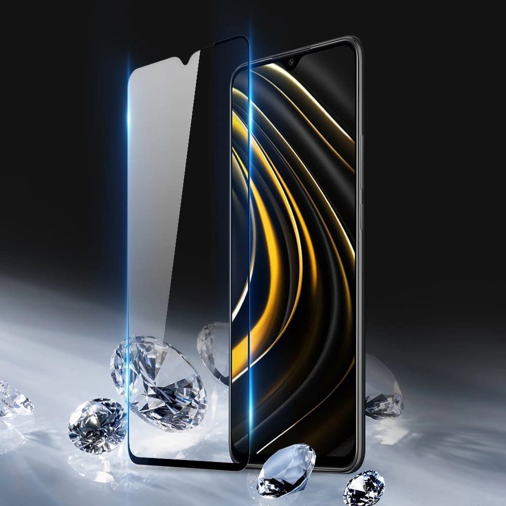 Gehärtetes Glas Dux Ducis 9D Tempered Glass Xiaomi Poco M3 schwarz (case friendly) - 5