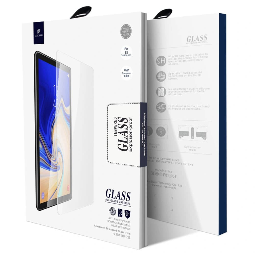 Gehärtetes Glas Dux Ducis Tempered Glass Samsung Galaxy Tab S6 10.5 transparent (case friendly) - 5