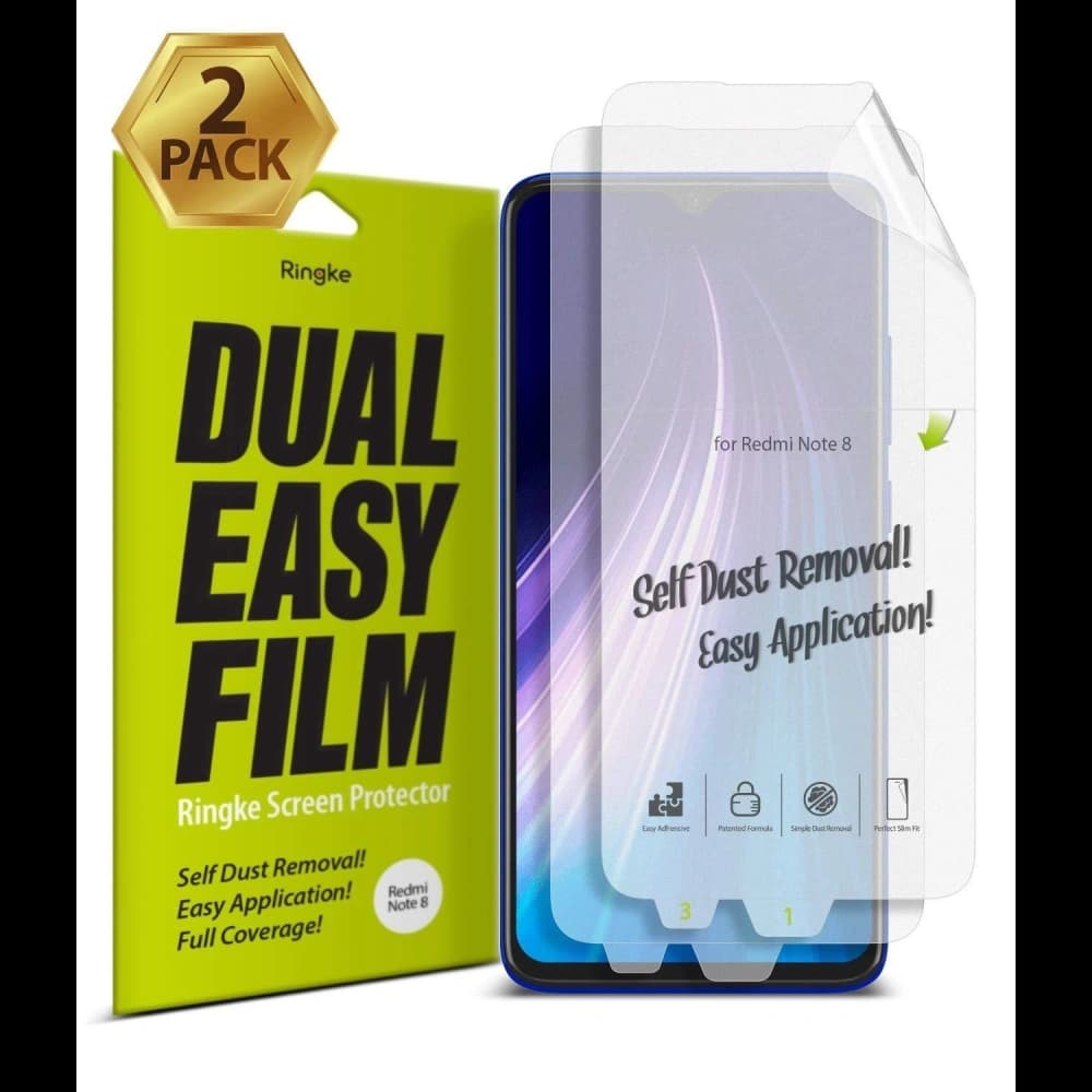 Hydrogel-Folie Ringke Dual Easy Full Cover Redmi Note 8 Hülle freundlich - 1