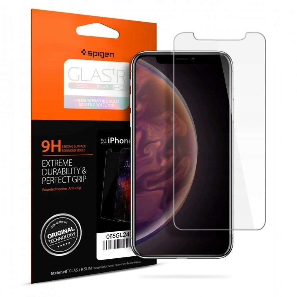 Spigen GLAS.tR Slim Case Friendly iPhone 11/iPhone XR Clear - 1