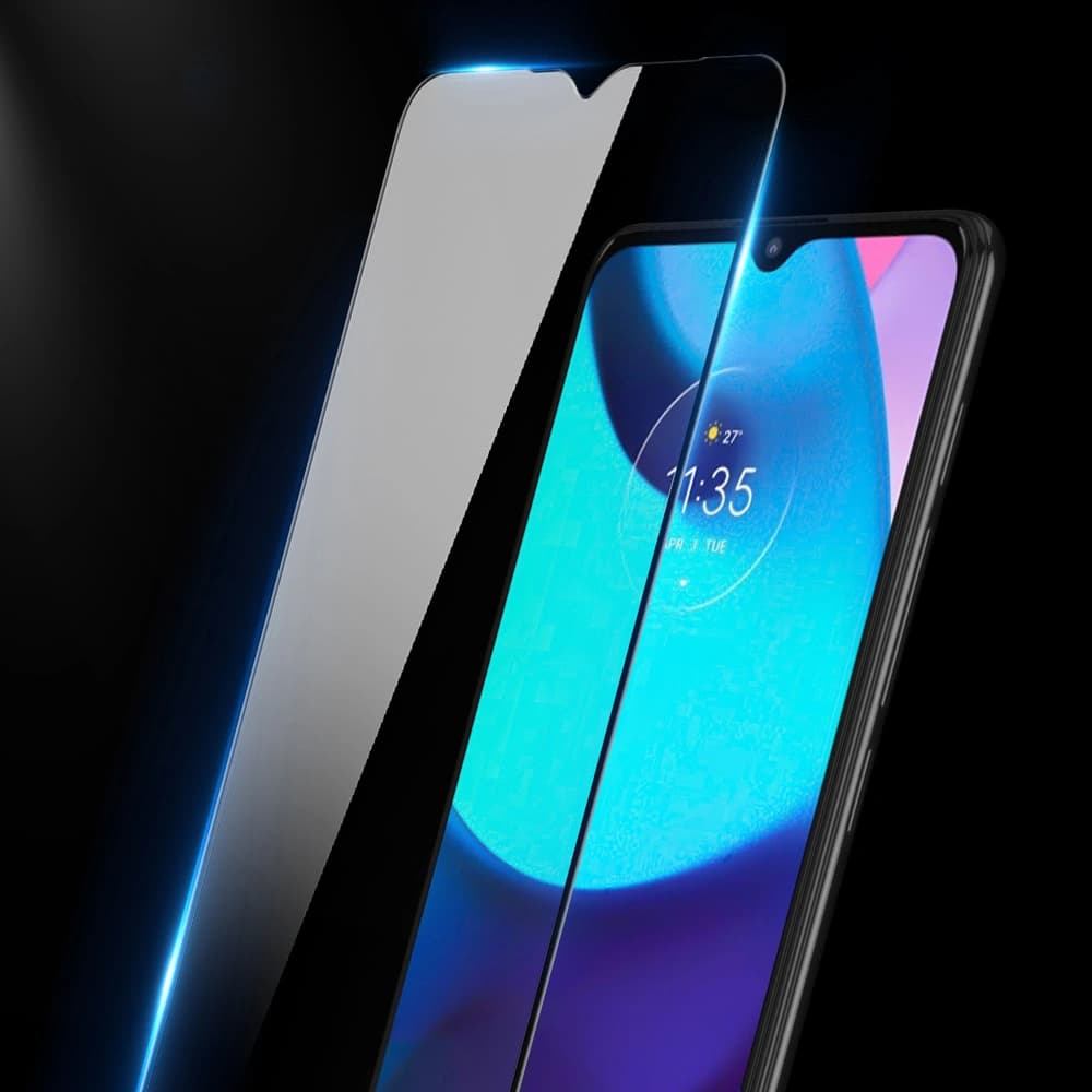Dux Ducis 10D Tempered Glass Motorola Moto E20 black (case friendly) - 8