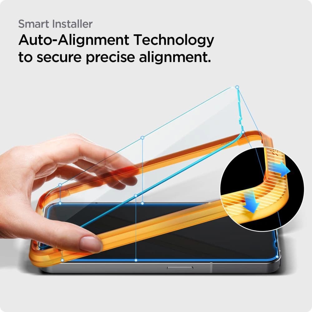 Gehärtetes Glas Spigen GLAS.tR Slim AlignMaster Nothing Phone 1 Klar [2 PACK] - 6