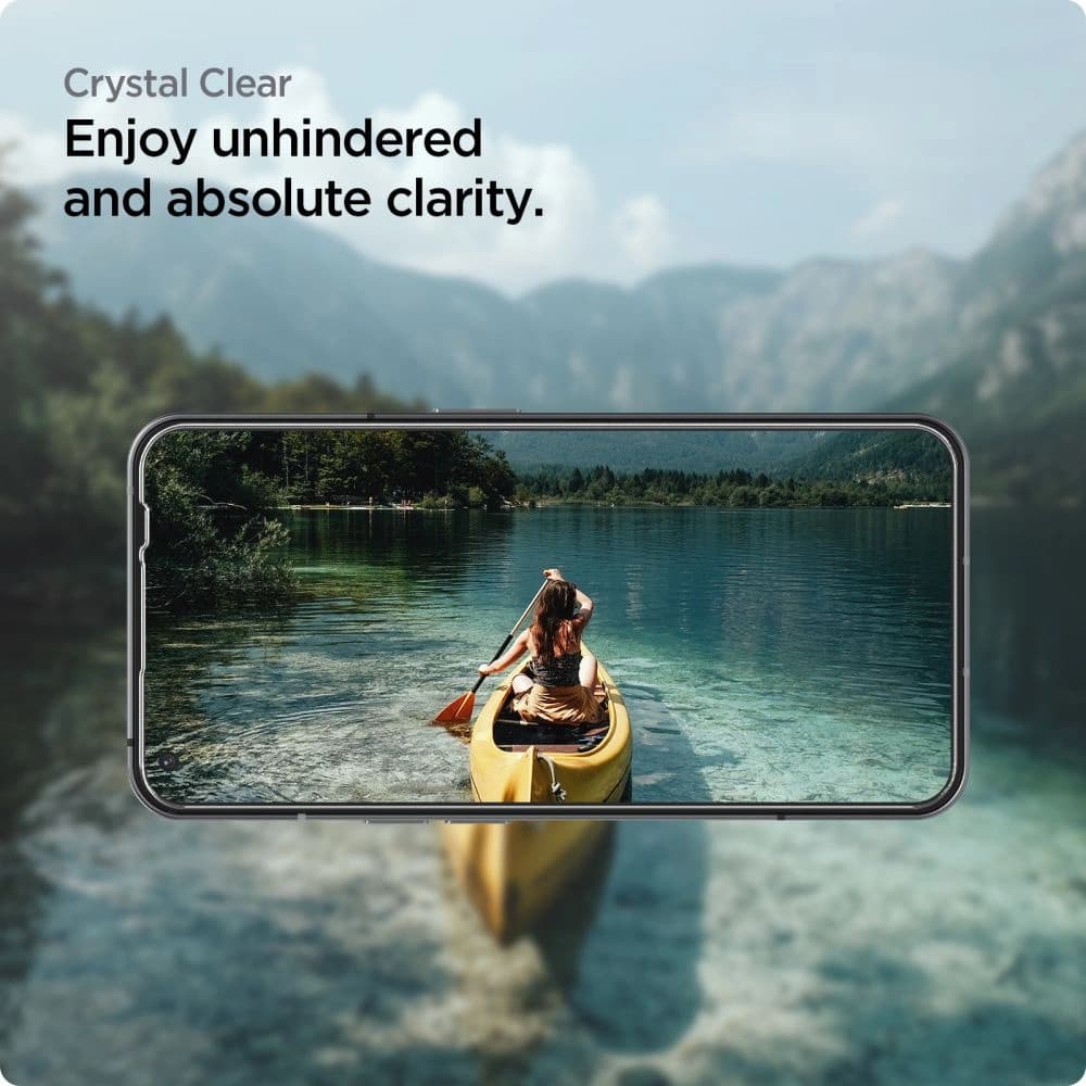 Gehärtetes Glas Spigen GLAS.tR Slim AlignMaster Nothing Phone 1 Klar [2 PACK] - 11