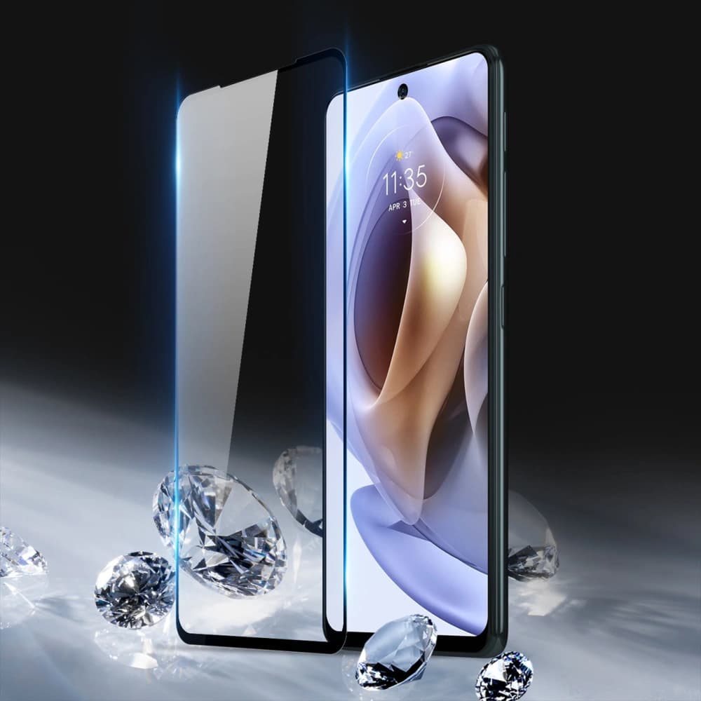 Dux Ducis 9D Gehärtetes Glas für Motorola Moto G41/G31 schwarz (hüllenfreundlich) - 3