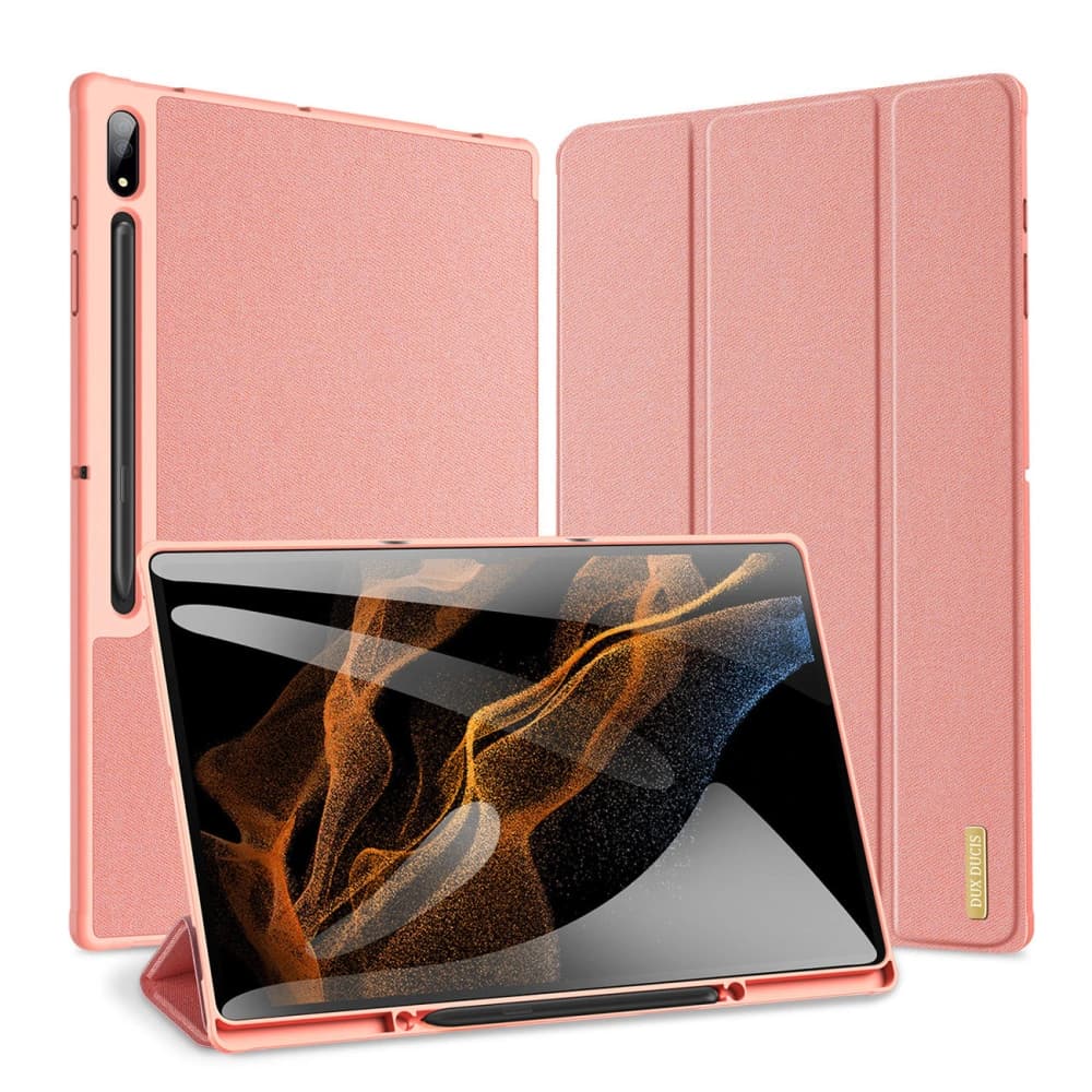 Case Dux Ducis Domo Samsung Galaxy Tab S8 Ultra rosa - 1