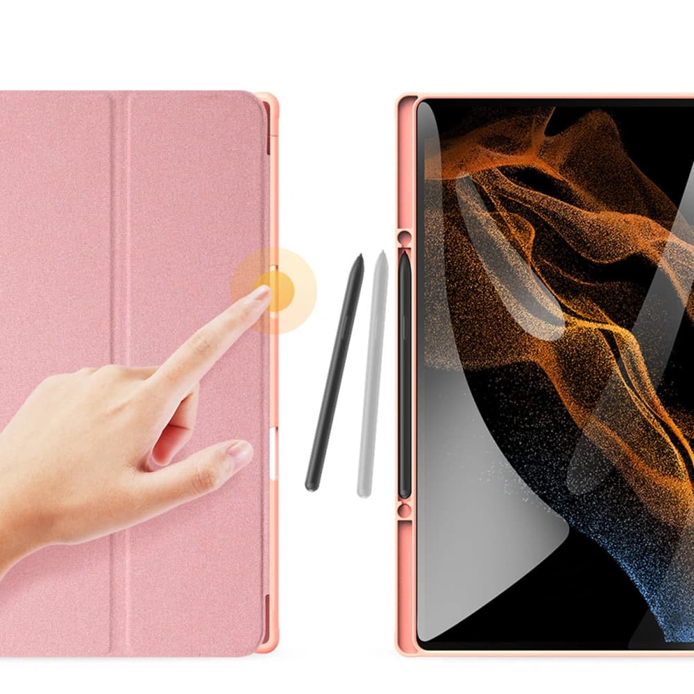 Case Dux Ducis Domo Samsung Galaxy Tab S8 Ultra rosa - 3