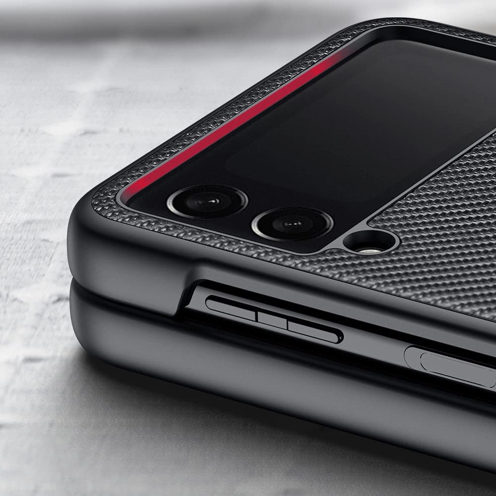 Dux Ducis Fino Case Samsung Galaxy Z Flip 3 rot - 13