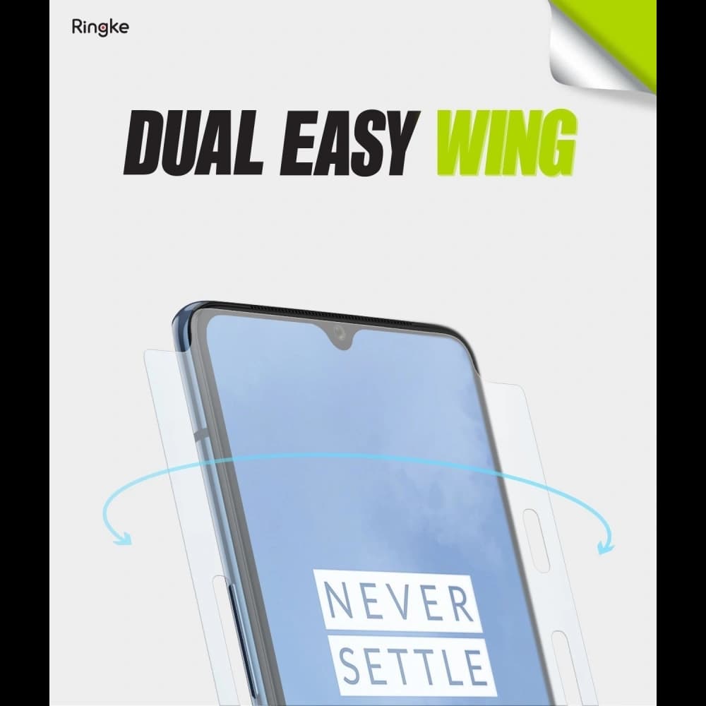 Hydrogel-Folie Ringke Dual Easy Wing Full Cover OnePlus 7T [2 PACK] - 2