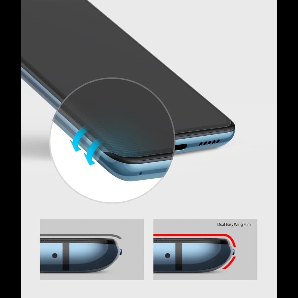 Hydrogel-Folie Ringke Dual Easy Wing Full Cover OnePlus 7T [2 PACK] - 4