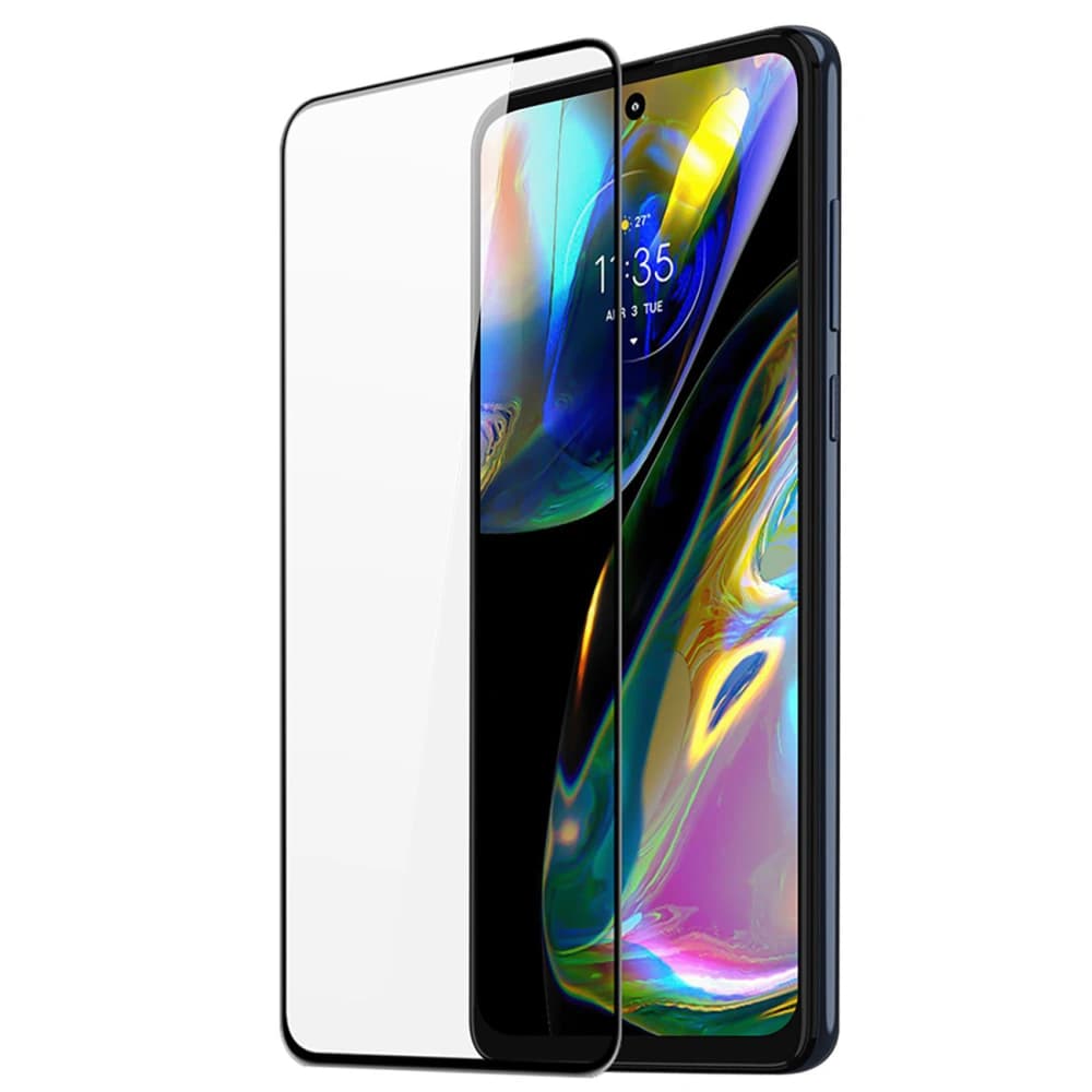 Dux Ducis 10D Tempered Glass Motorola Moto G52 black (case friendly) - 1