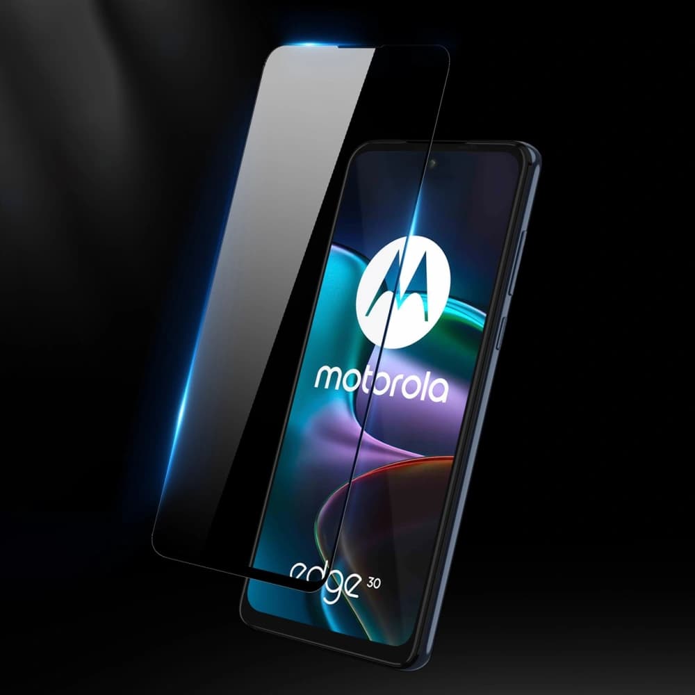 Dux Ducis 10D Tempered Glass Motorola Edge 30 black (case friendly) - 8
