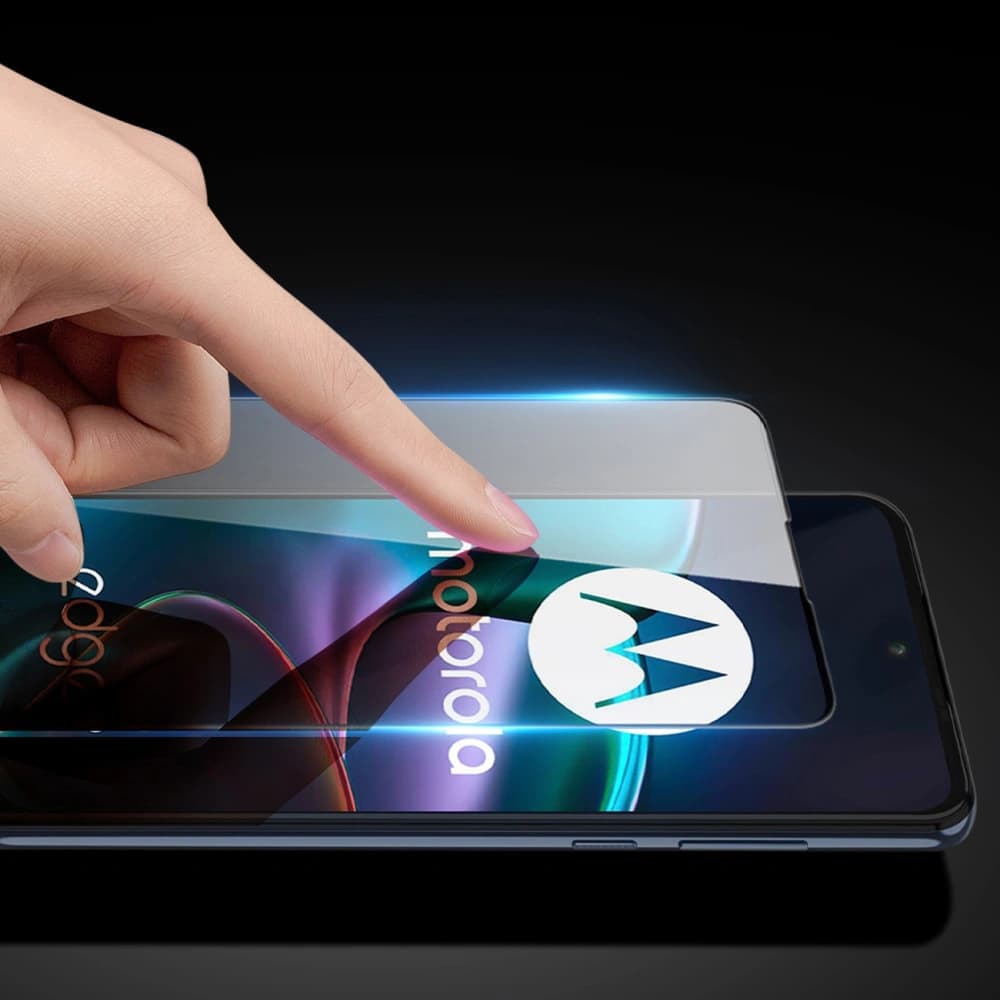 Dux Ducis 10D Tempered Glass Motorola Edge 30 black (case friendly) - 9