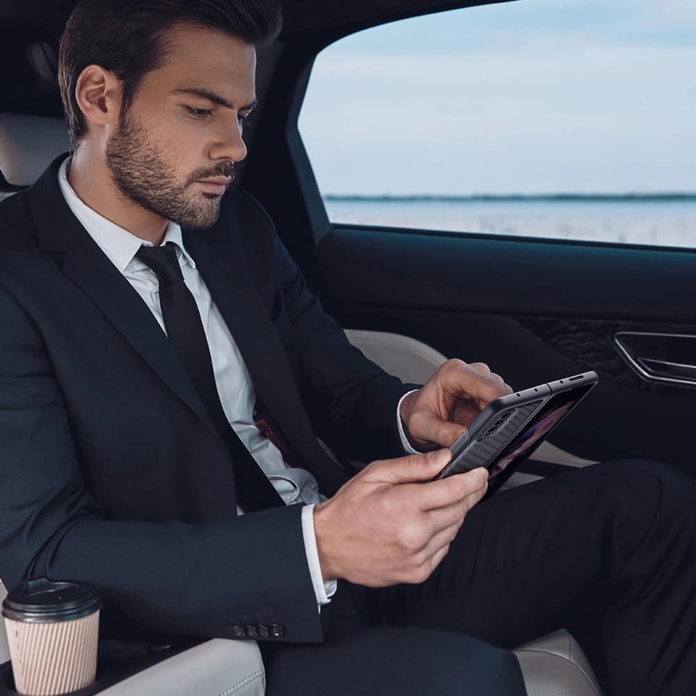 Case Dux Ducis Venice Samsung Galaxy Z Fold 3 schwarz - 11