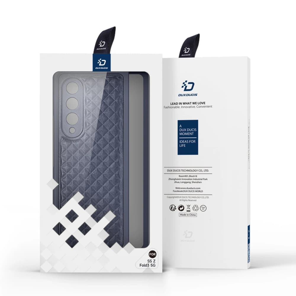 Case Dux Ducis Venice Samsung Galaxy Z Fold 3 blau - 5