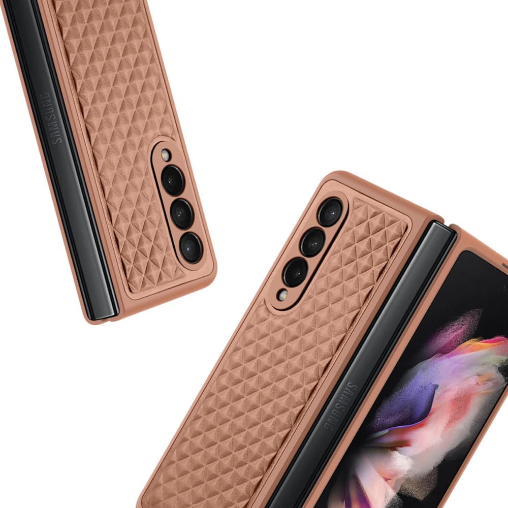 Case Dux Ducis Venice Samsung Galaxy Z Fold 3 braun - 4