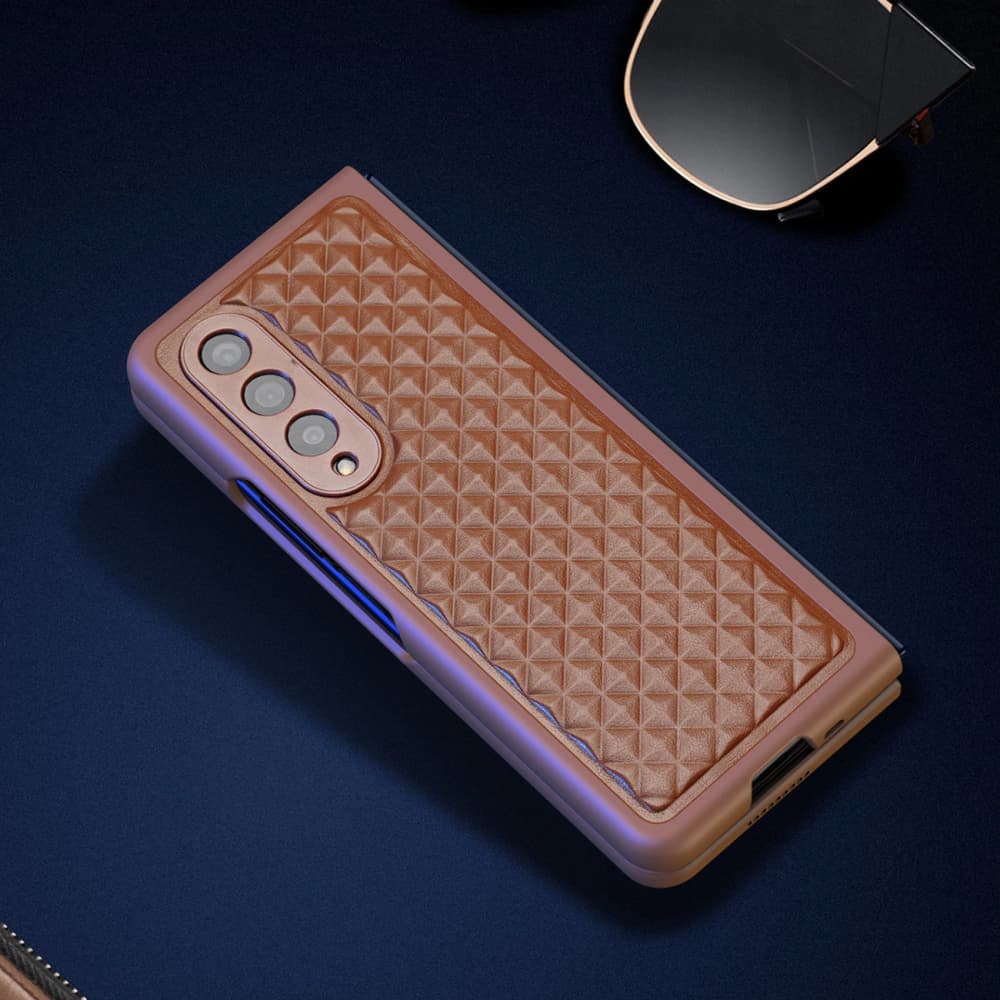 Case Dux Ducis Venice Samsung Galaxy Z Fold 3 braun - 9