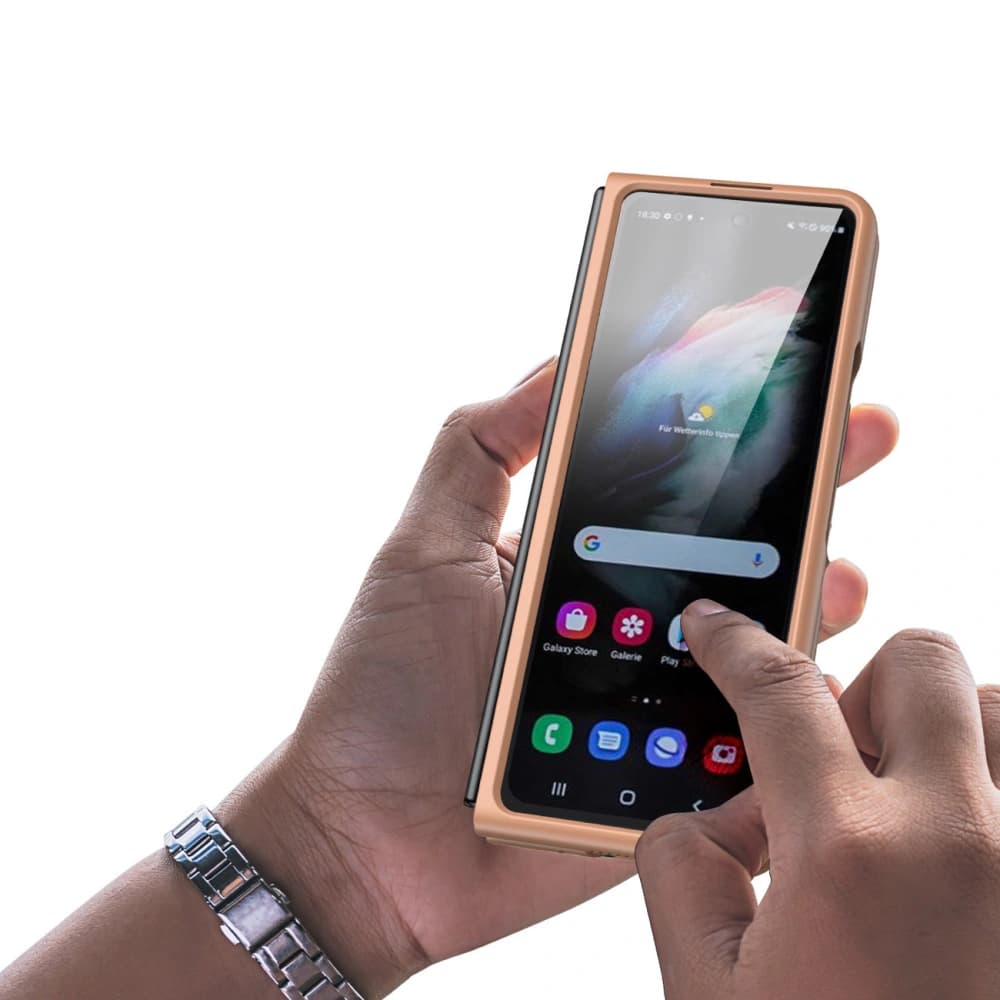 Case Dux Ducis Venice Samsung Galaxy Z Fold 3 braun - 10