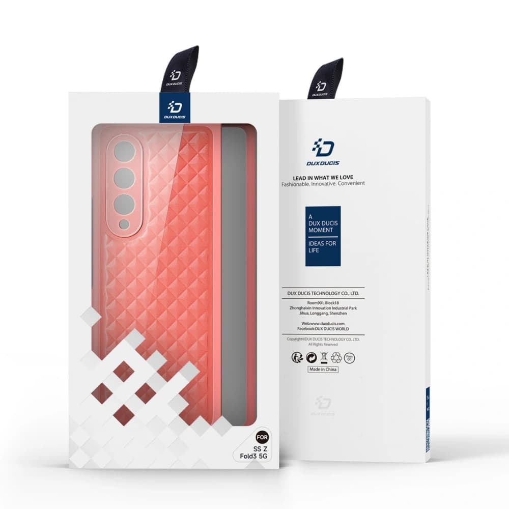 Case Dux Ducis Venice Samsung Galaxy Z Fold 3 rot - 5