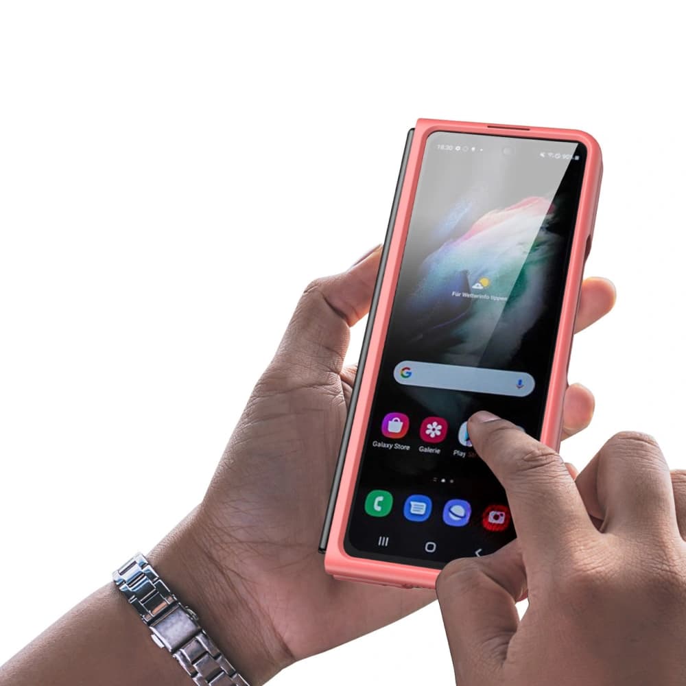 Case Dux Ducis Venice Samsung Galaxy Z Fold 3 rot - 10