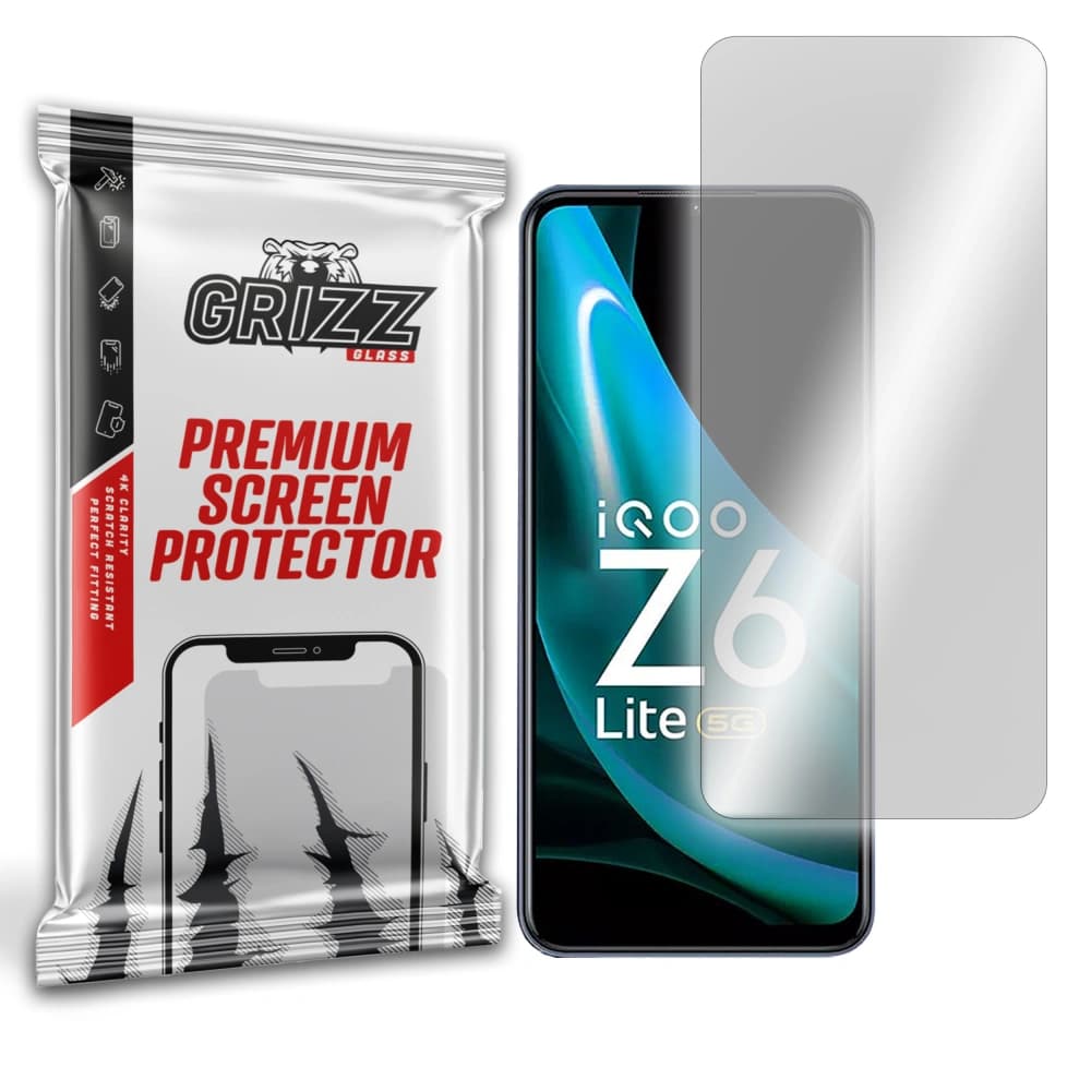 Hybriertes Glas GrizzGlass HybridGlass für vivo iQOO Z6 Lite - 1