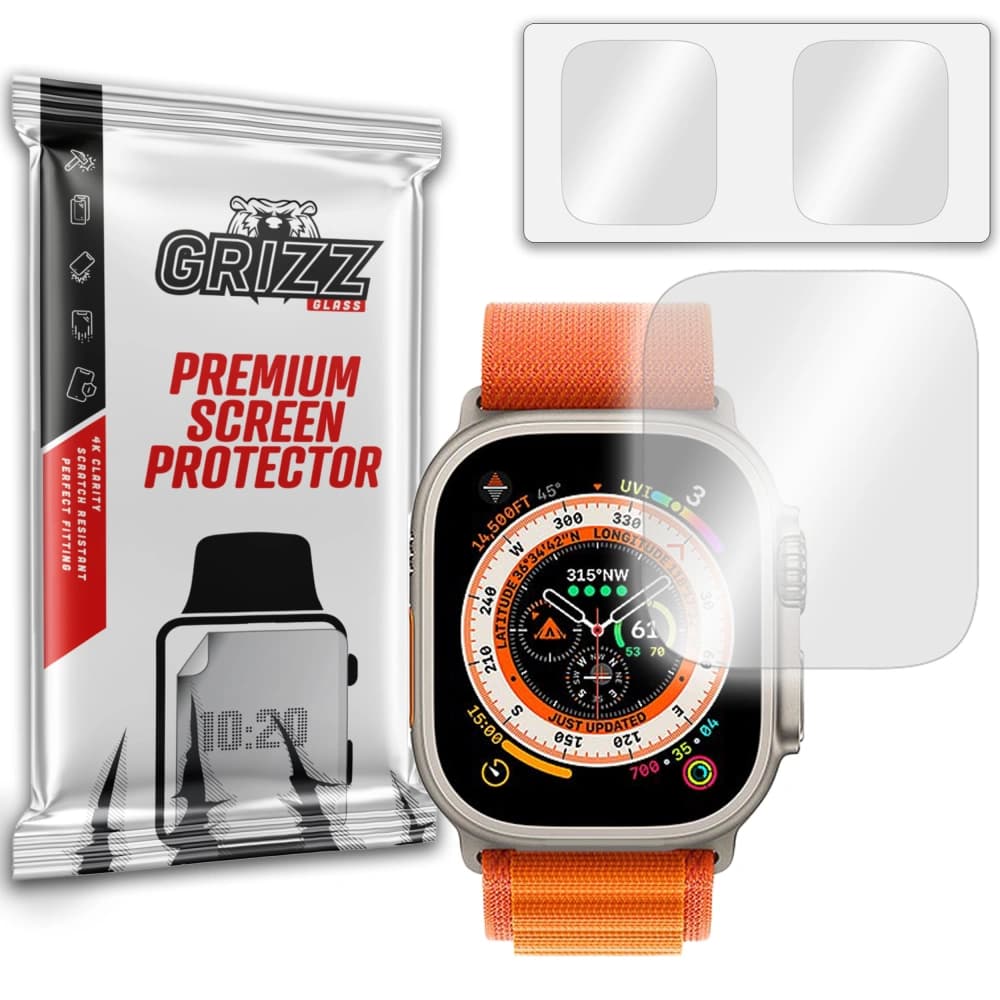 Hybrierglass GrizzGlass HybridGlass für Apple Watch Ultra - 1