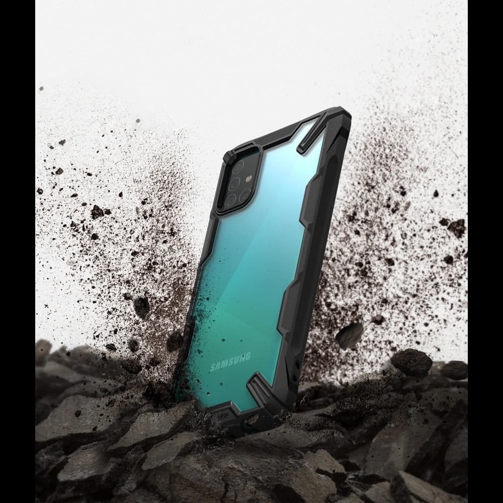 Case Ringke Fusion-X Samsung Galaxy A51 Schwarz - 7