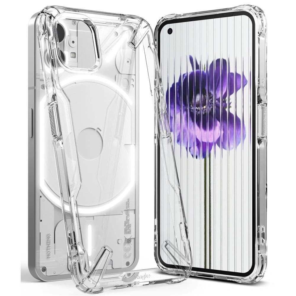 Case Ringke Fusion-X Design Nothing Phone 1 Klar - 1