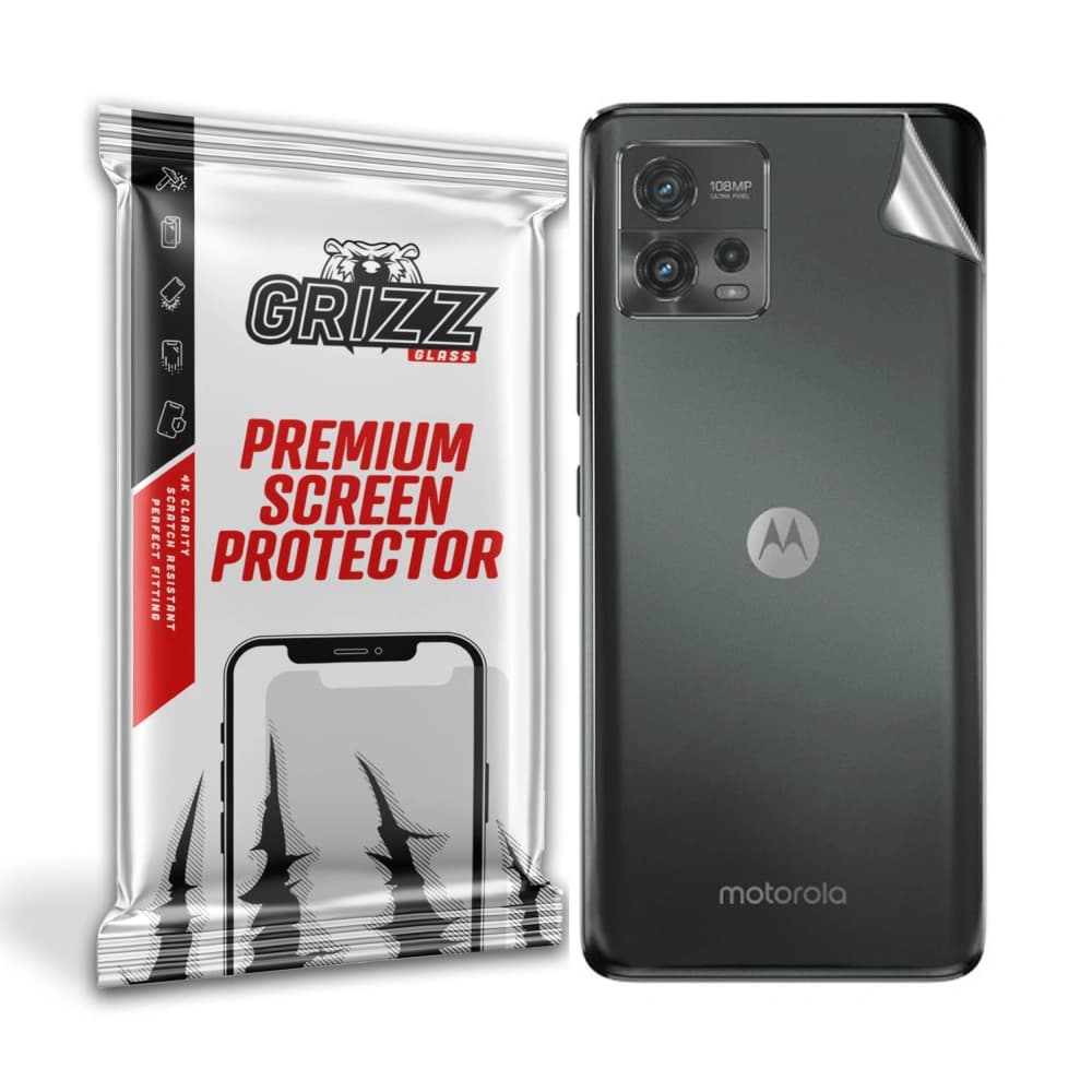 Folie für die Rückseite GrizzGlass SatinSkin für Motorola Moto G72 - 1