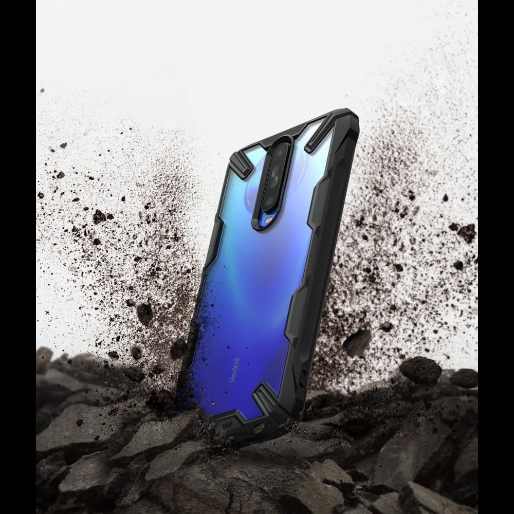 Ringke Fusion-X Pocophone X2/Redmi K30 Black - 7