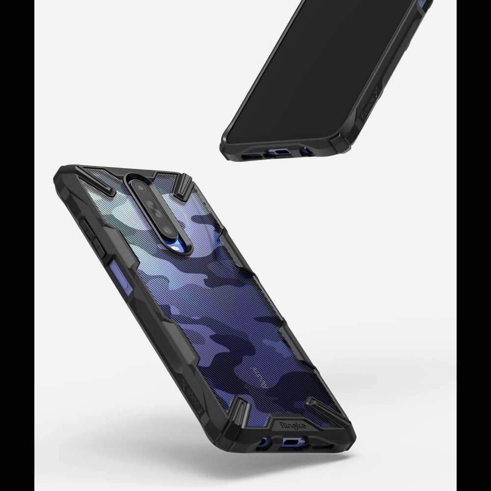 Case Ringke Fusion-X Design Pocophone X2/Redmi K30 Camo (Moro) Schwarz - 2