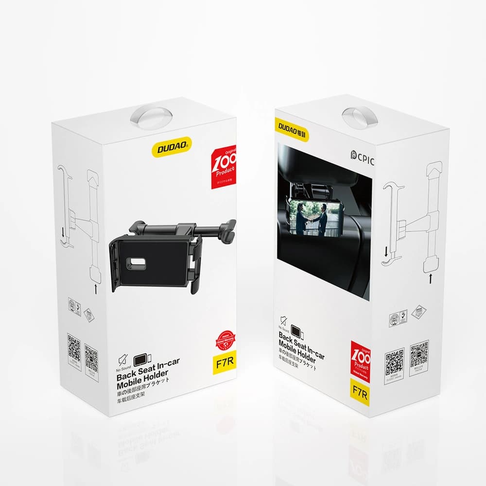 Dudao car holder for headrest for phone / tablet black (F7R) - 5