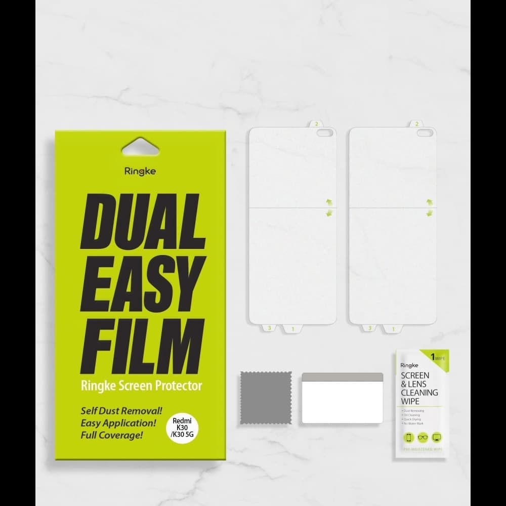 Hydrogel-Folie Ringke Dual Easy Full Cover Pocophone X2/Redmi K30 Fallfreundlich - 10