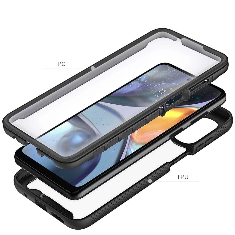 Tech-Protect Defense360 Motorola Moto G22/E32/E32s Black - 4