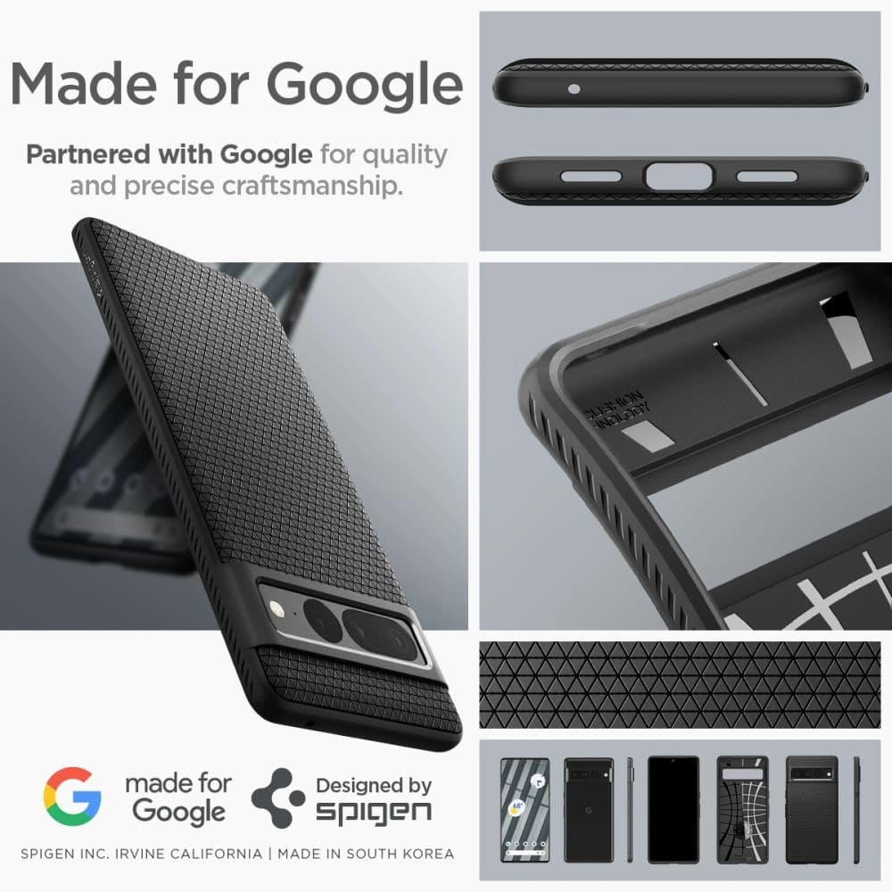 Spigen Liquid Air Google Pixel 7 Pro Matte Black - 13