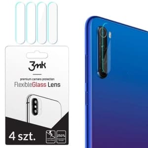 Hybriertes Glas für die Kameraobjektiv 3MK Lens Protection Redmi Note 8T [4 PACK]