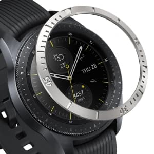 Tachymeter-Abdeckung Ringke Samsung Galaxy Sport/Watch 42mm Edelstahl Silber GW-42-02