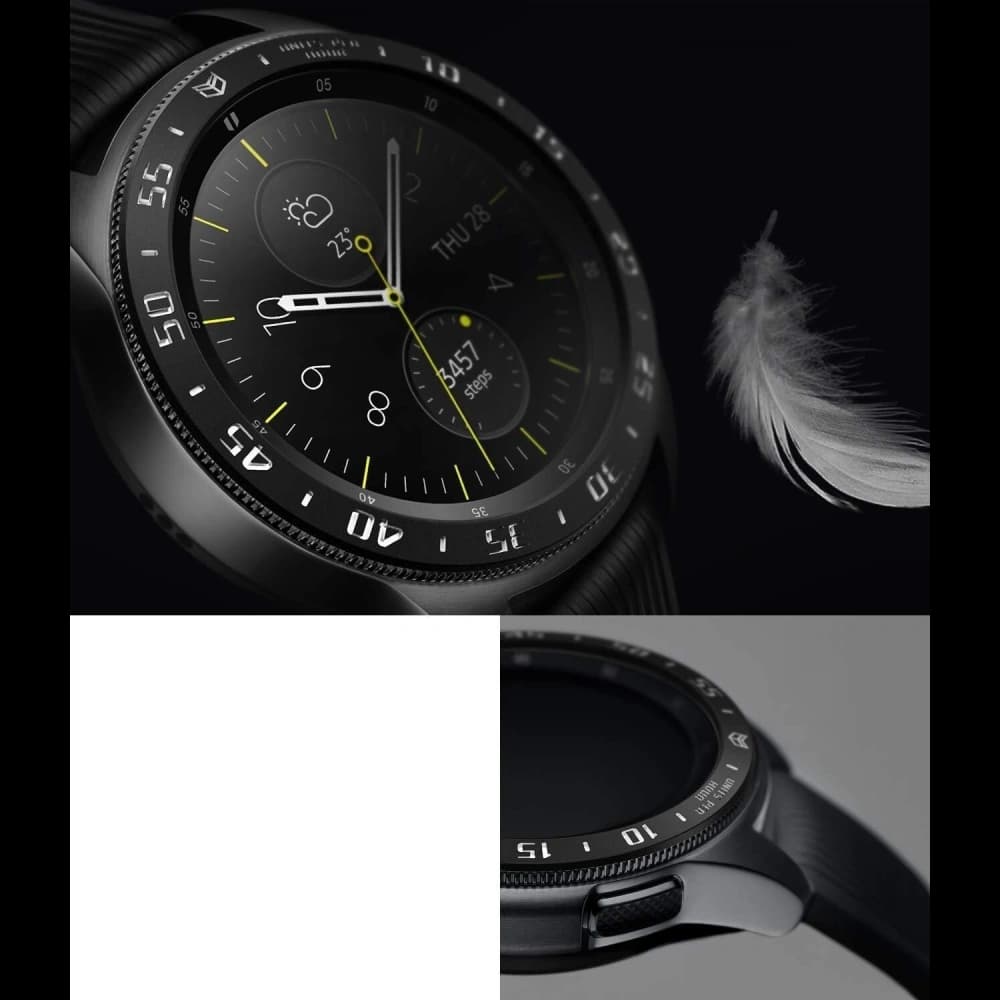 Tachymeter Overlay Ringke Samsung Galaxy Sport/Watch 42mm schwarze Edelstahl GW-42-03 - 3