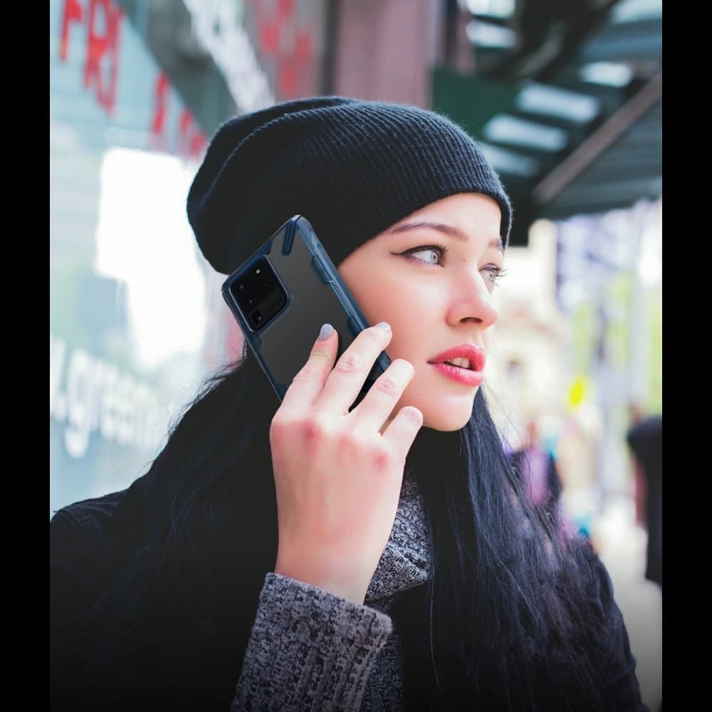 Case Ringke Fusion-X Samsung Galaxy S20 Ultra Space Blue - 2