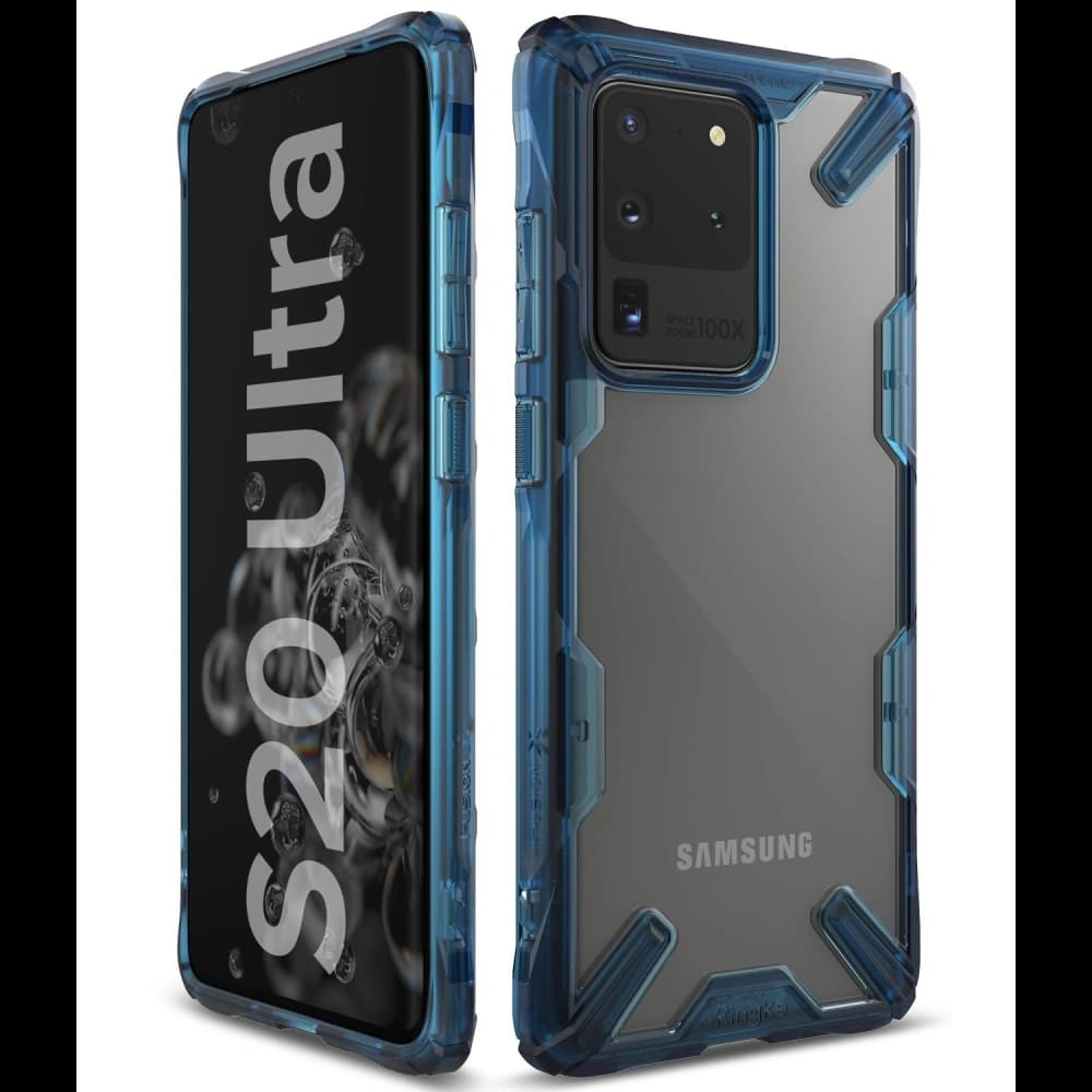 Case Ringke Fusion-X Samsung Galaxy S20 Ultra Space Blue - 1