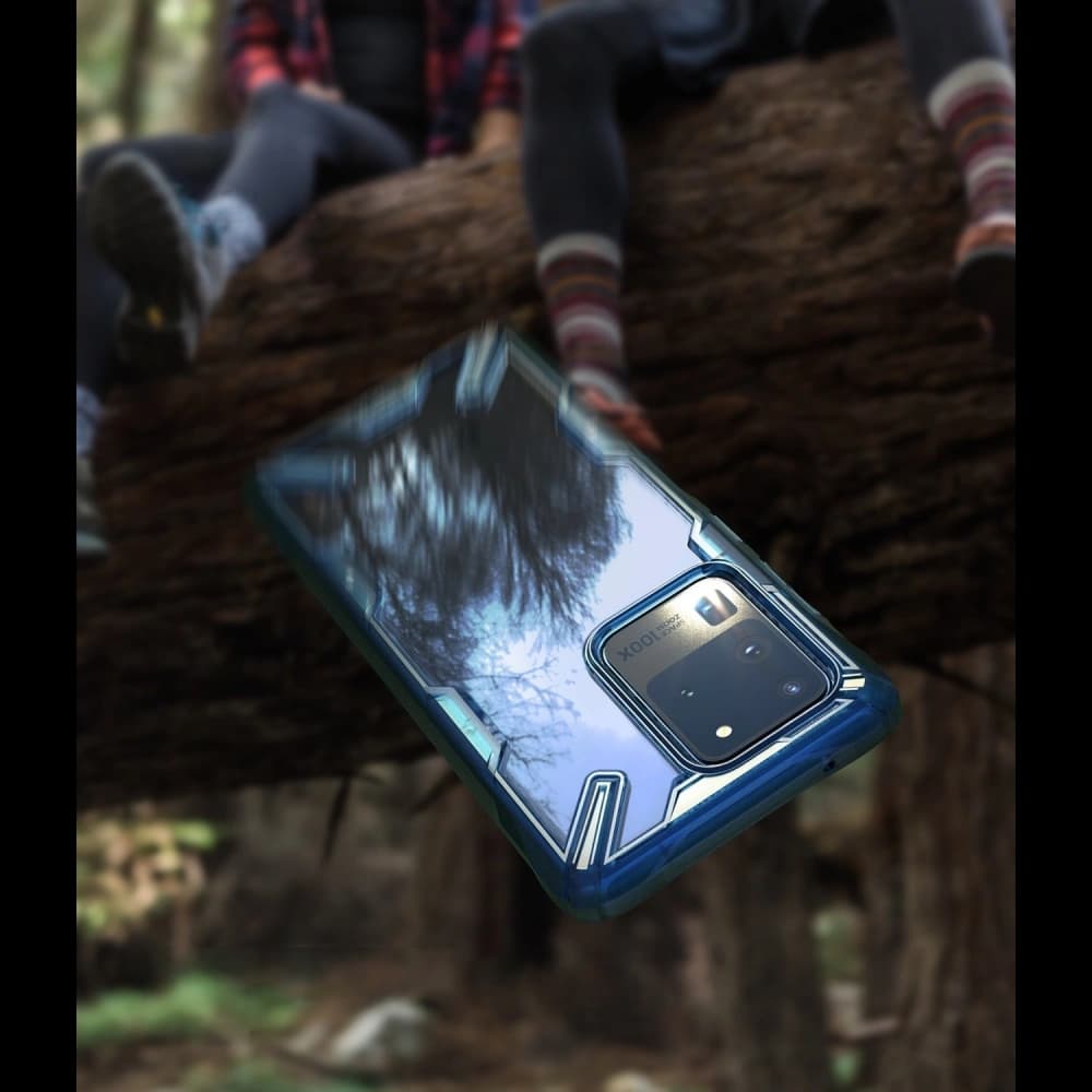 Case Ringke Fusion-X Samsung Galaxy S20 Ultra Space Blue - 7