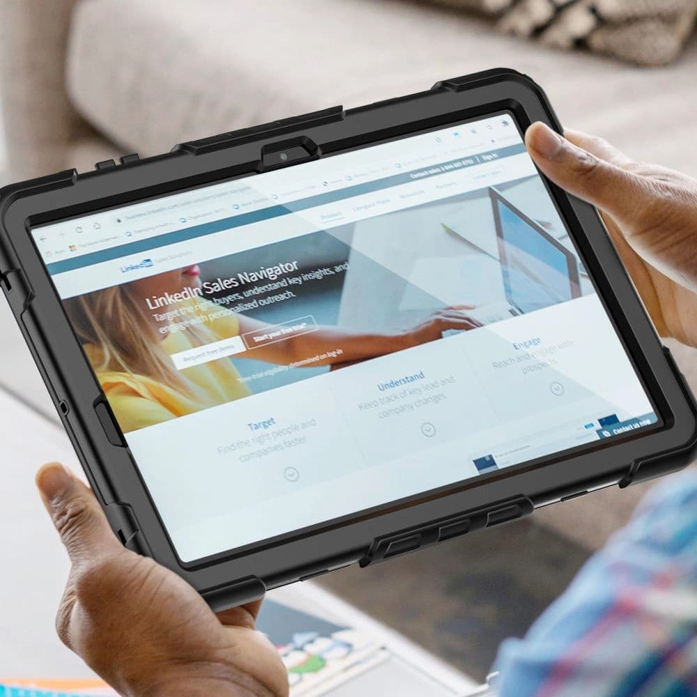 Tech-Protect Solid360 Samsung Galaxy Tab S8+ Plus/S7+ Plus/S7 FE 12.4 Black - 4