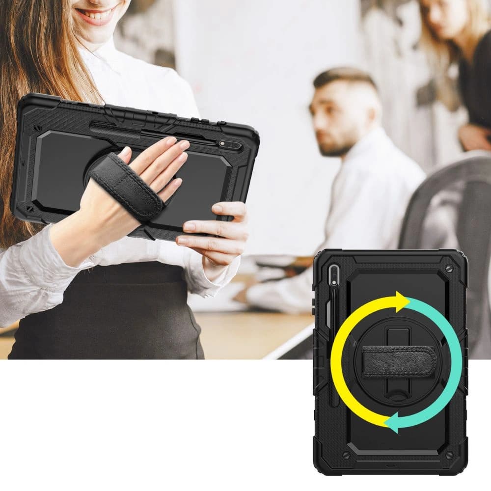 Tech-Protect Solid360 Samsung Galaxy Tab S8+ Plus/S7+ Plus/S7 FE 12.4 Black - 7