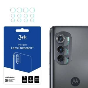 Szkło hybrydowe na obiektyw aparatu 3MK Lens Protection Motorola Edge 2022 [4 PACK]