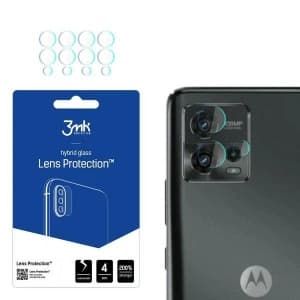 Hybriertes Glas für das Kameralensobjektiv 3MK Lens Protect Motorola Moto G72 [4 PACK]