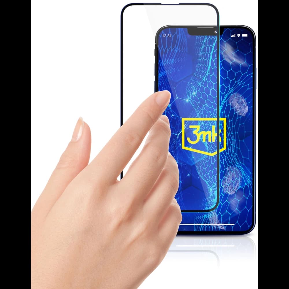 Gehärtetes Glas 3MK HardGlass Max Lite Motorola Edge 30 Fusion schwarz - 5