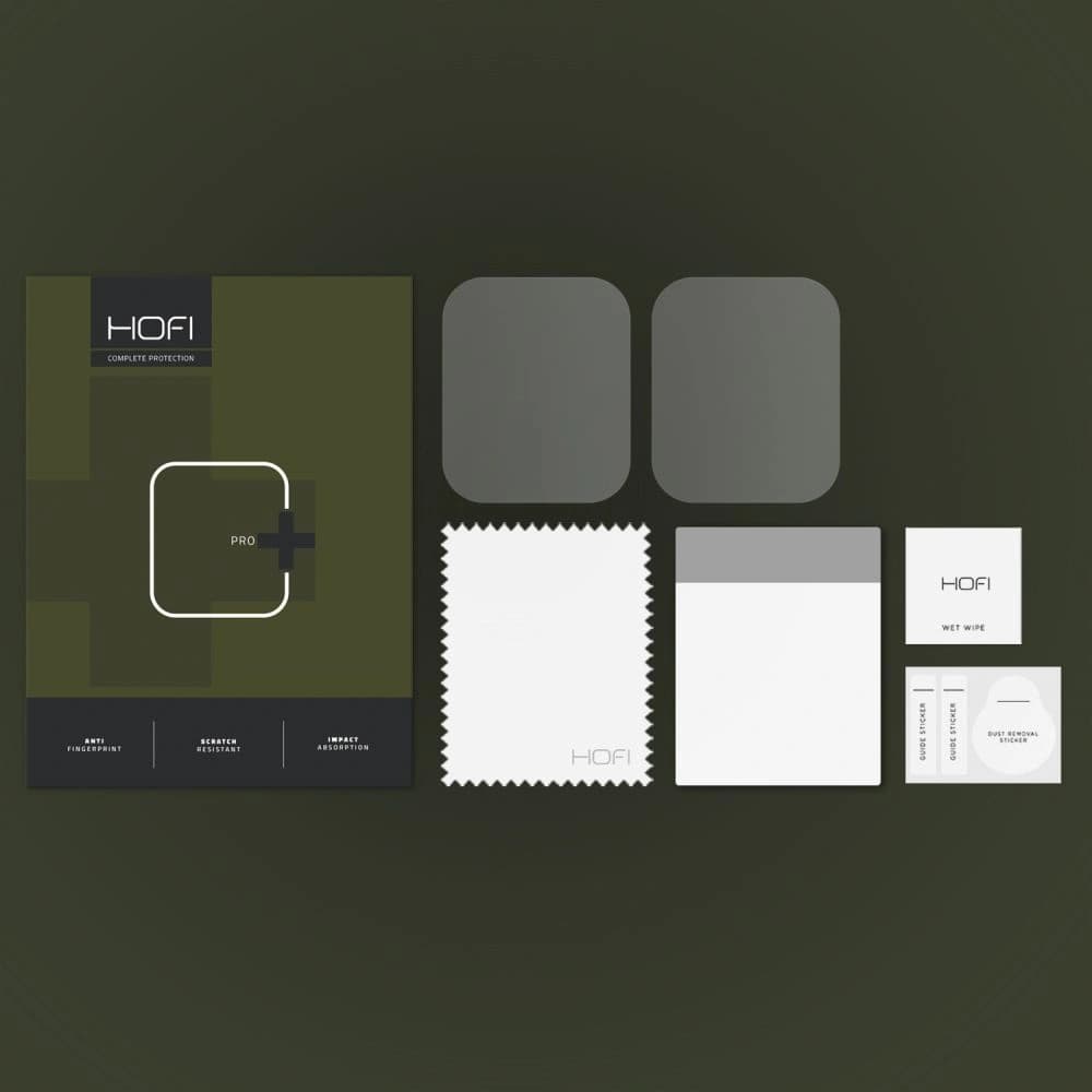 Hydrogel-Folie Hofi Hydroflex Pro+ Apple Watch 4/5/6/7/8/9/SE 44/45mm Clear [2 PACK] - 2