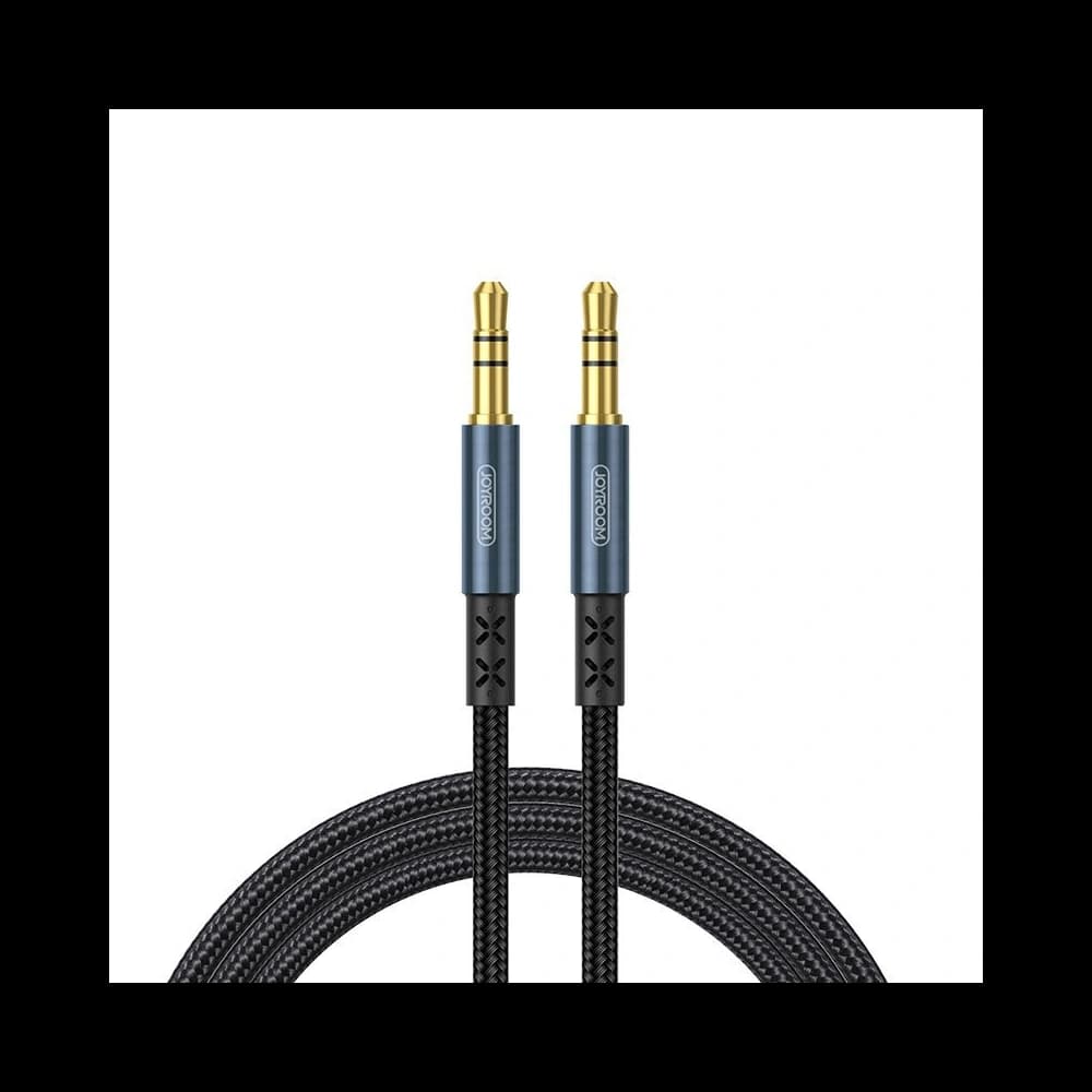 Joyroom stereo audio AUX cable 3,5 mm mini jack 1 m dark blue (SY-10A1) - 1